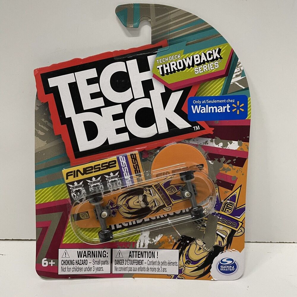 Tech Deck Throwback Series FINESSE Skateboard Walmart ULTRA RARE